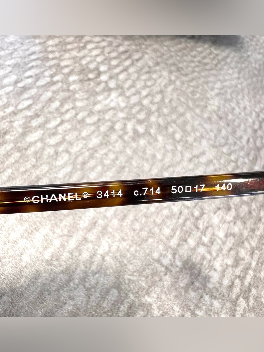 Chanel CH3414 c.714 Dark Havana Eyeglasses Frame 50-17-140 Italy - Picture 8 of 11
